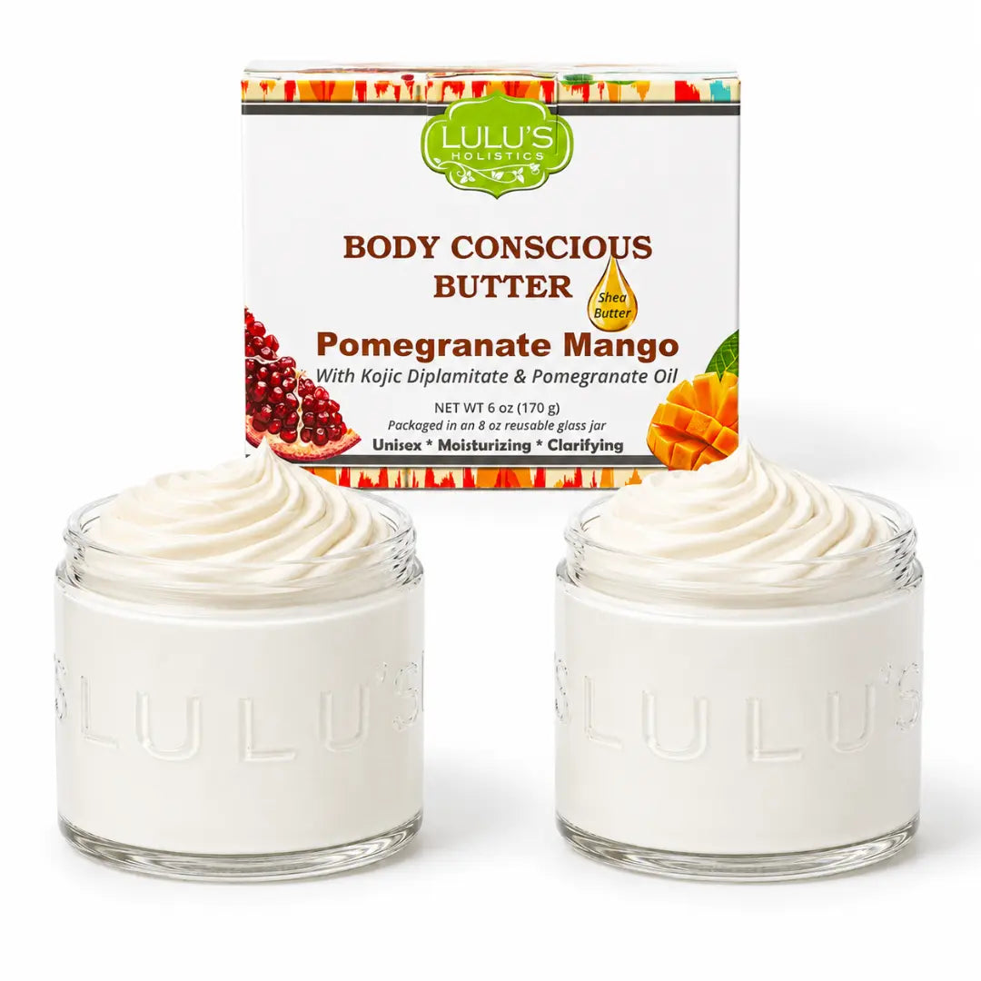 Almond Coconut Glowing Whipped Body Butter with Raw African Yellow Shea Base