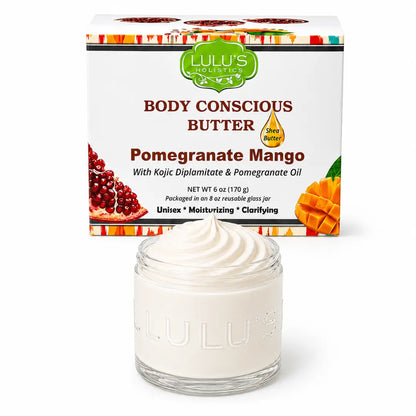 Almond Coconut Glowing Whipped Body Butter with Raw African Yellow Shea Base