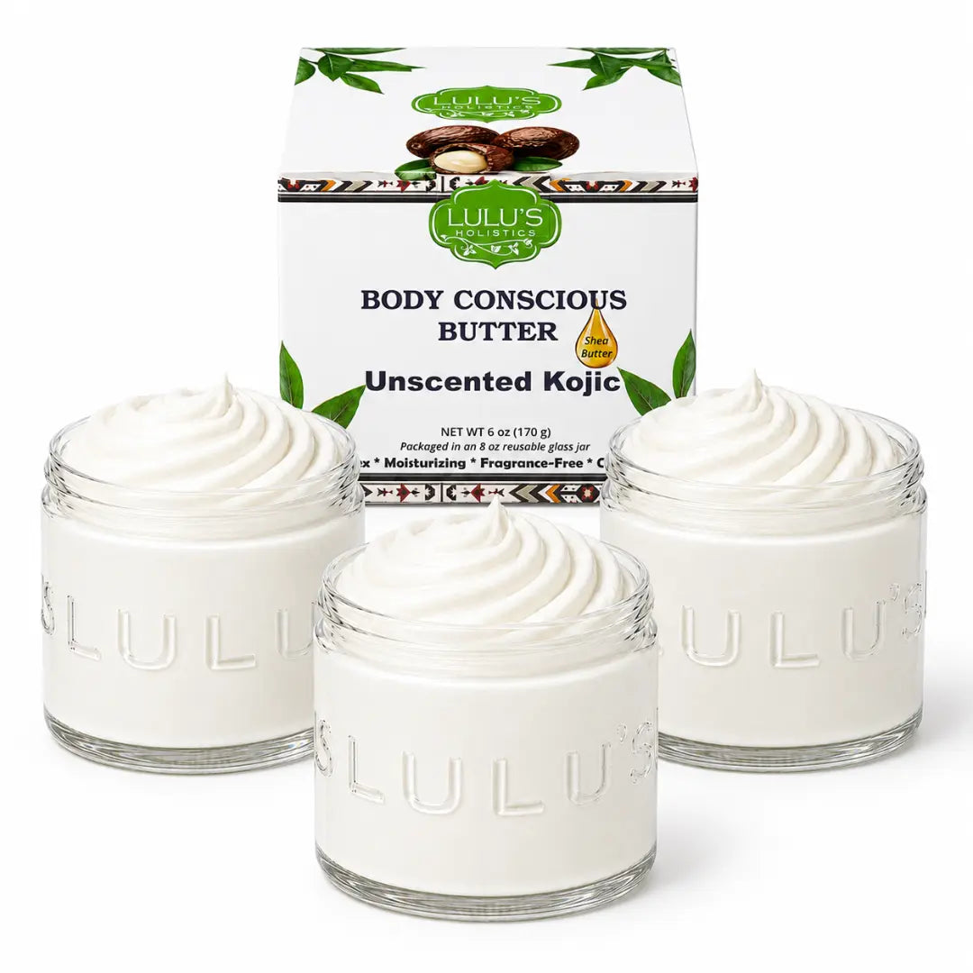 Almond Coconut Glowing Whipped Body Butter with Raw African Yellow Shea Base