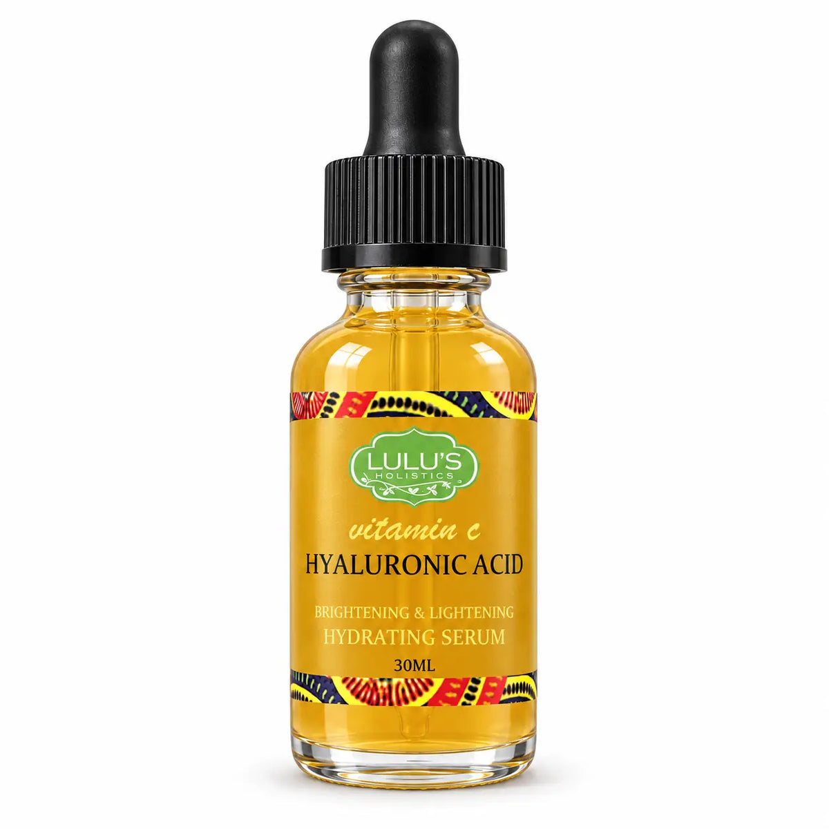 Vitamin C hyaluronic acid brightening & hydrating serum, 30 mL dropper bottle