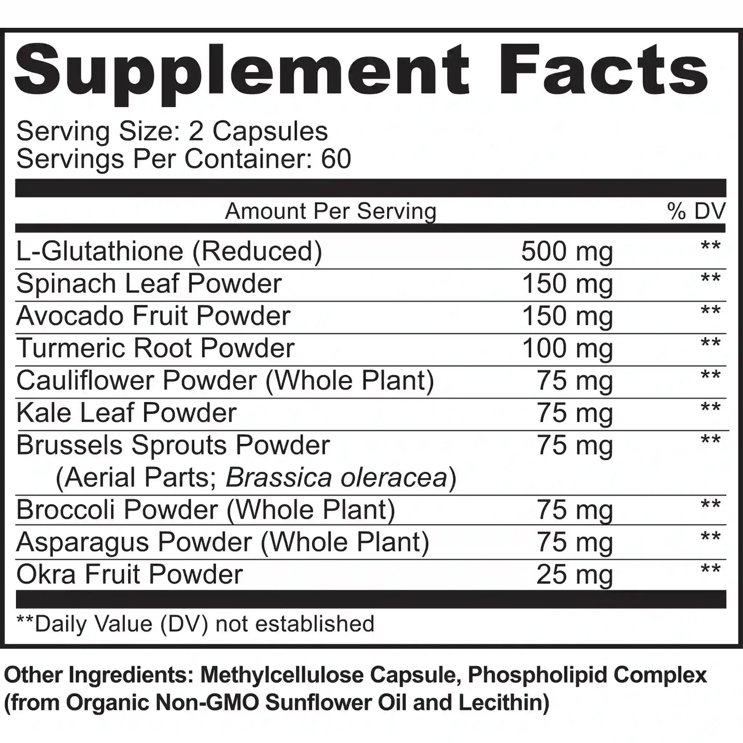 Liposomal Glutathione 500mg: Pure Reduced Active Form