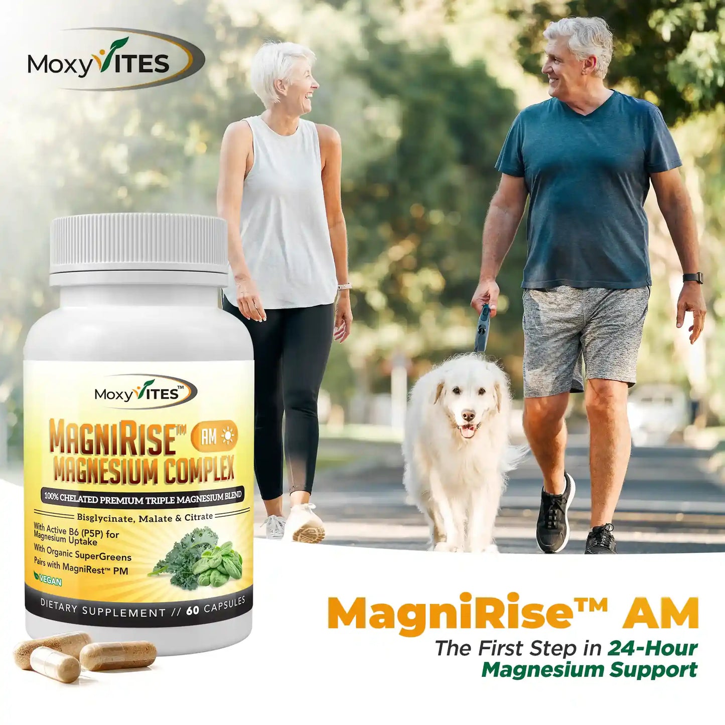 Magnesium AM: Triple Complex for Daytime Energy & Focus I MagniRise™