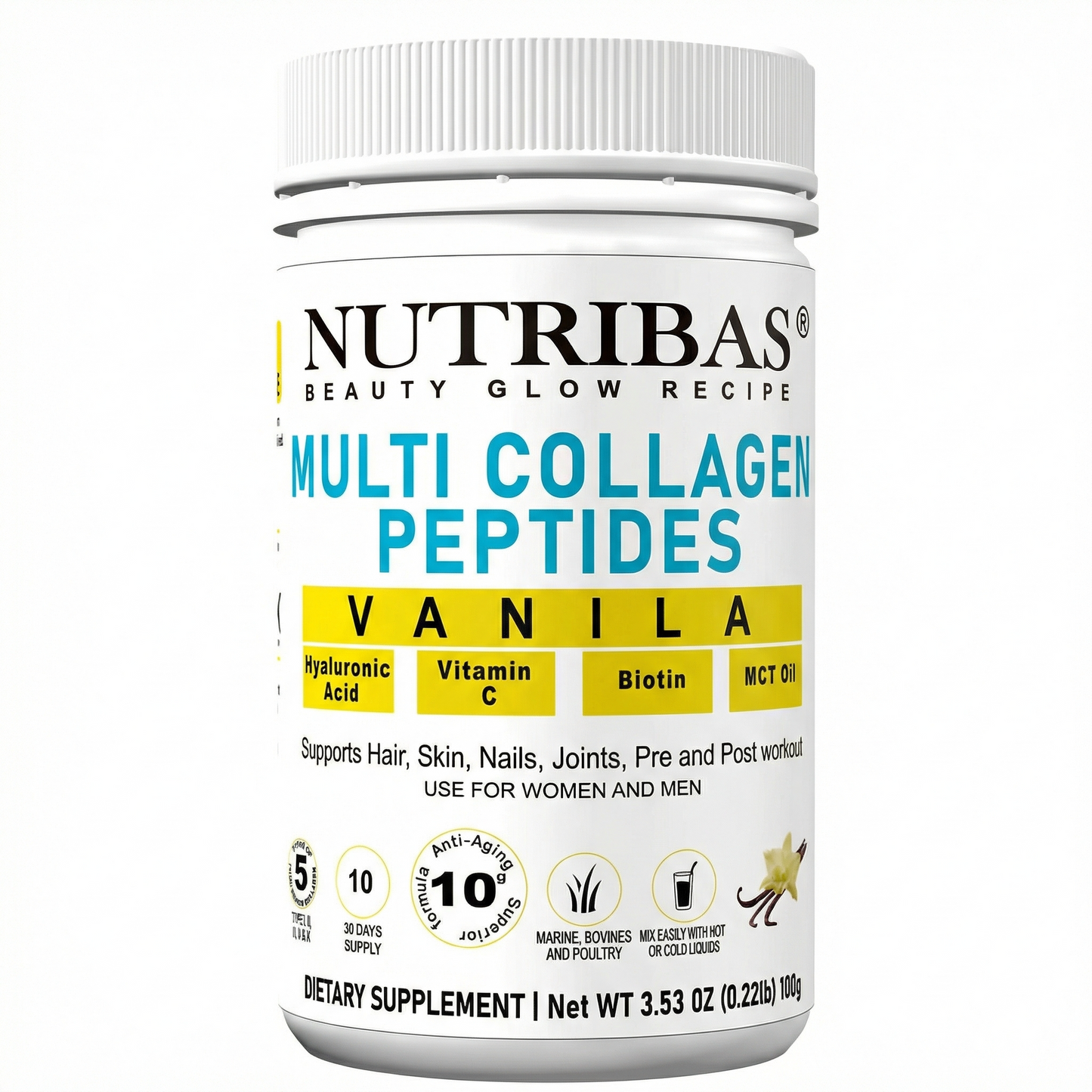 Hydrolyzed Multi Collagen Unflavored, 300 g
