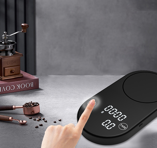 multifunction electronic scale.  0.3-2000g Kitchen baking scale quantity coffee timing scale - Renee Lane Company