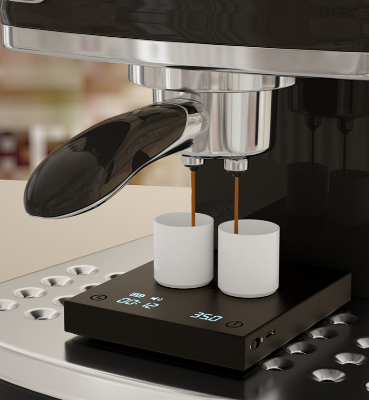 multifunction electronic scale.  0.3-2000g Kitchen baking scale quantity coffee timing scale - Renee Lane Company