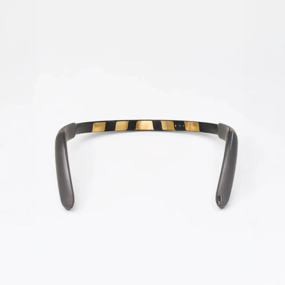 Muse 2 headband tracker, dark gray frame with curved arms and striped sensor window