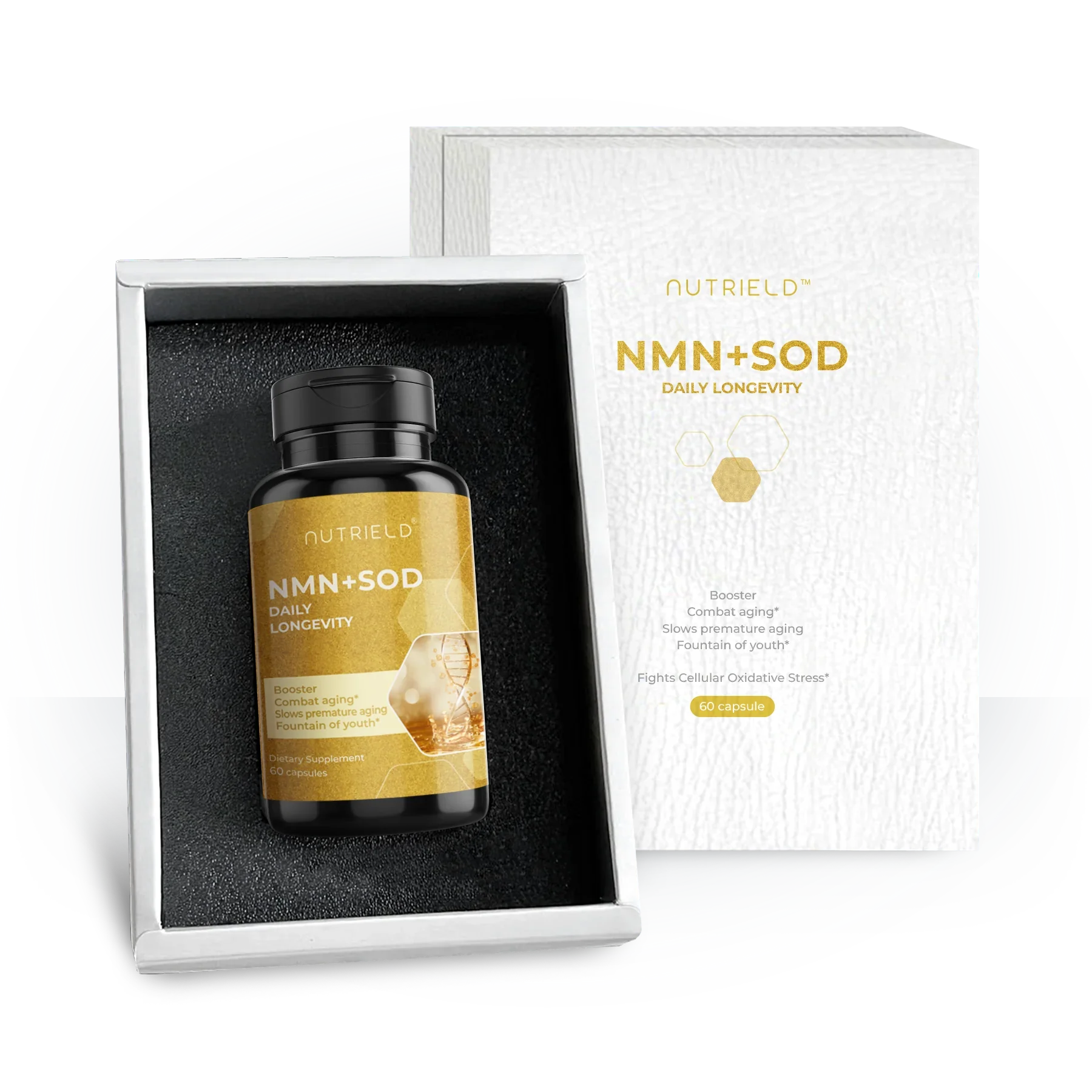 nuTRIELD 3-in-1 NMN and SOD Supplement - Renee Lane Company