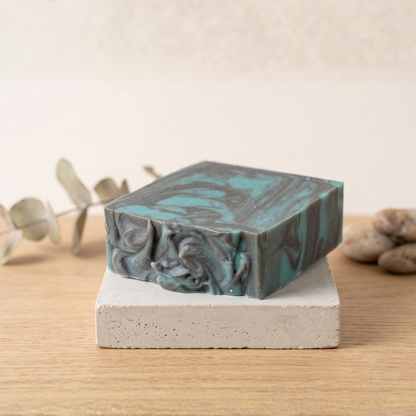 Classic Man Soap With Citrus Cardamom Amber Dark Musk Kaolin Clay Coconut Milk