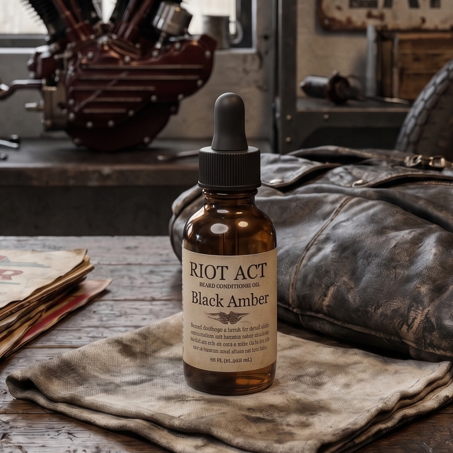Bikers Jacket Beard Oil