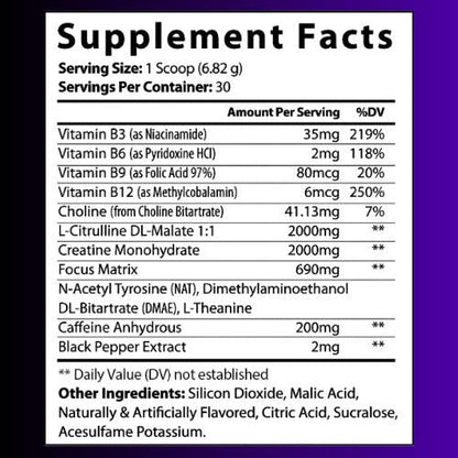 Pure Hype // High Stim Preworkout