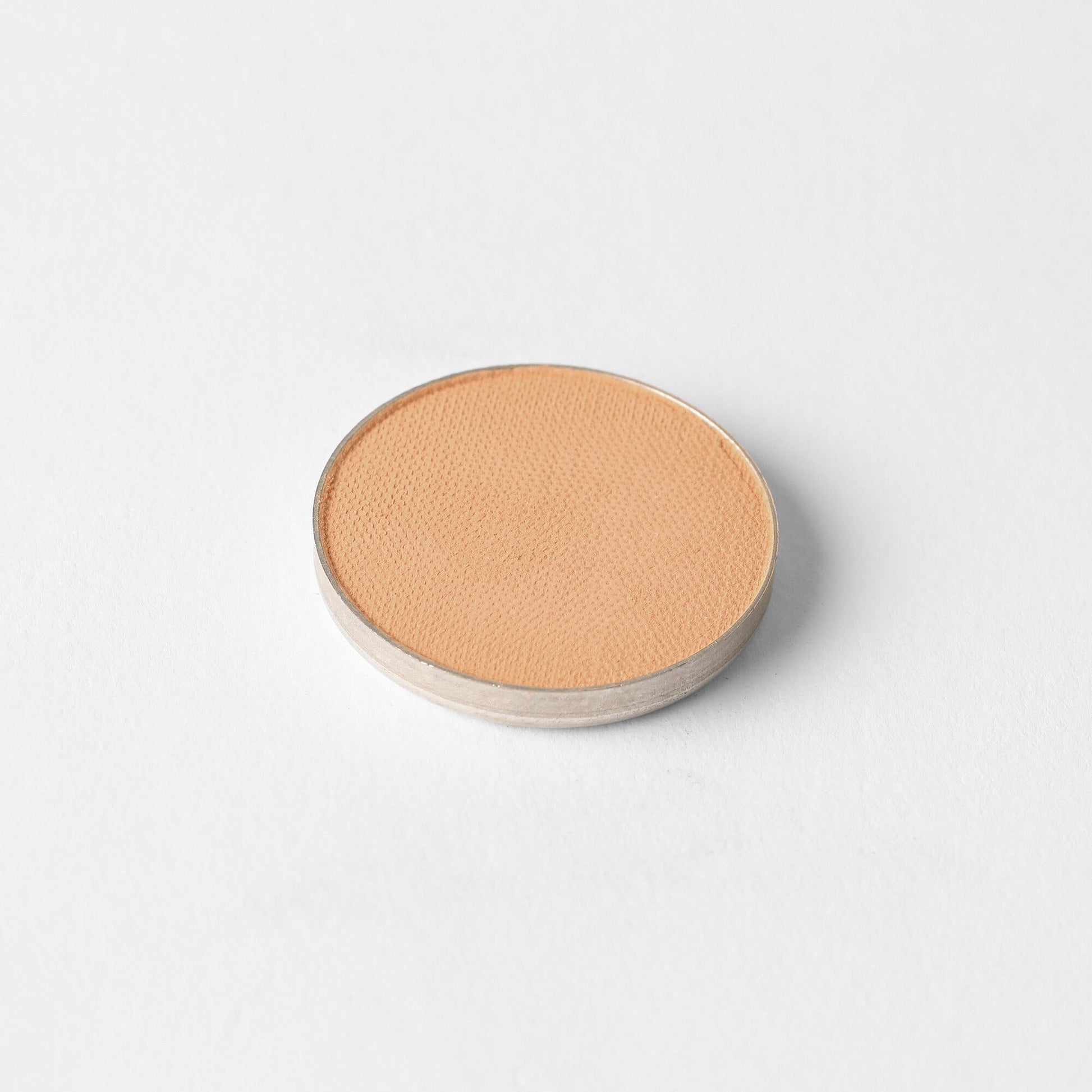 Matte pressed eyeshadow pan, light peach-beige