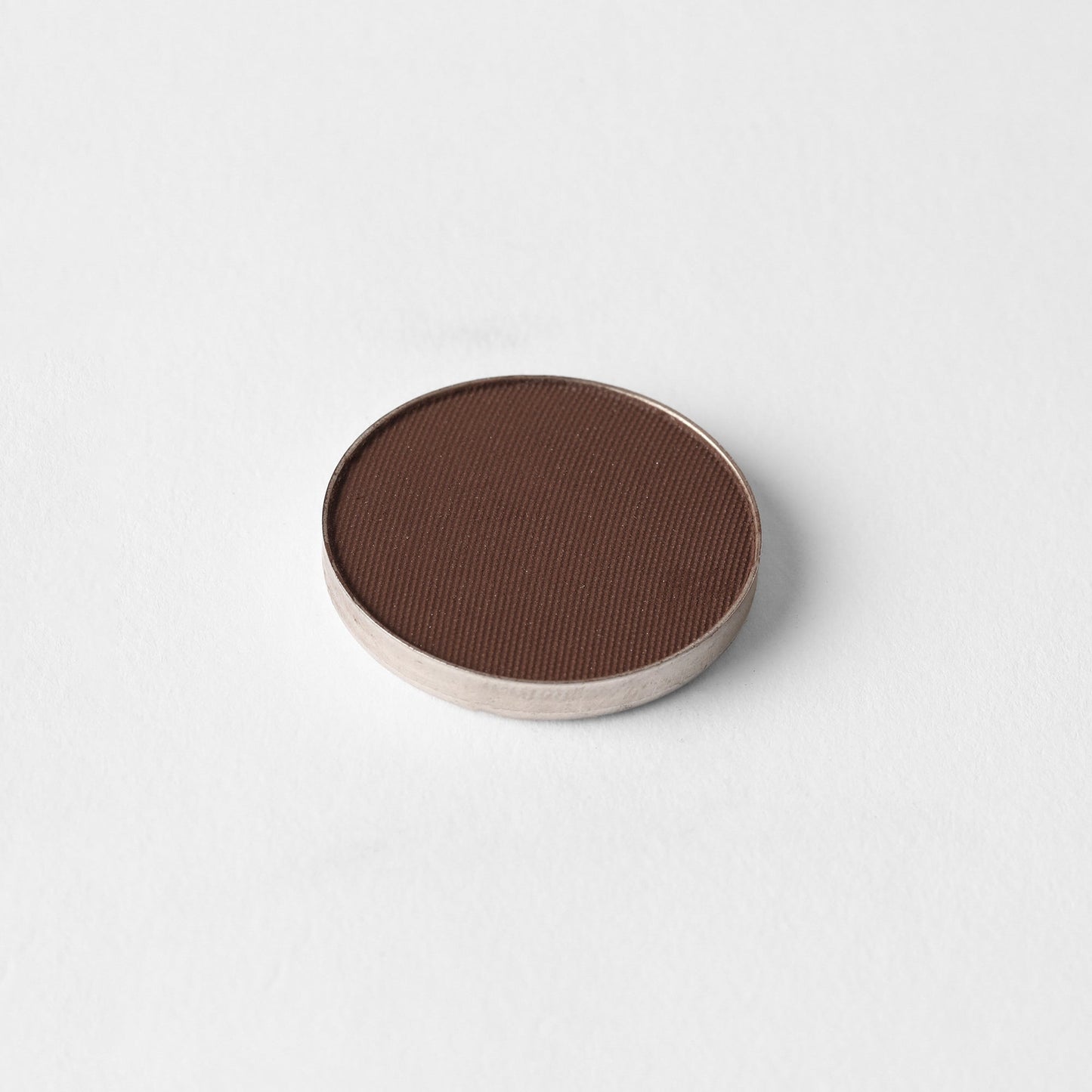 Matte pressed eyeshadow pan, rich brown