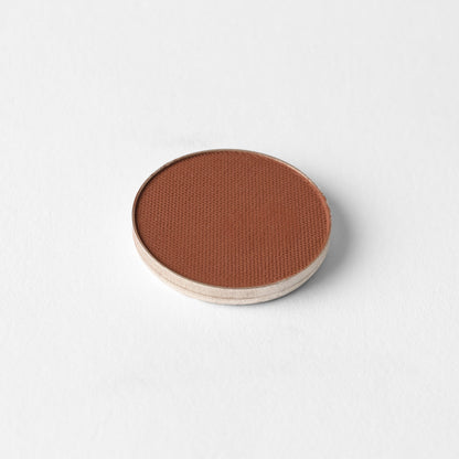 Matte pressed eyeshadow pan, medium brown