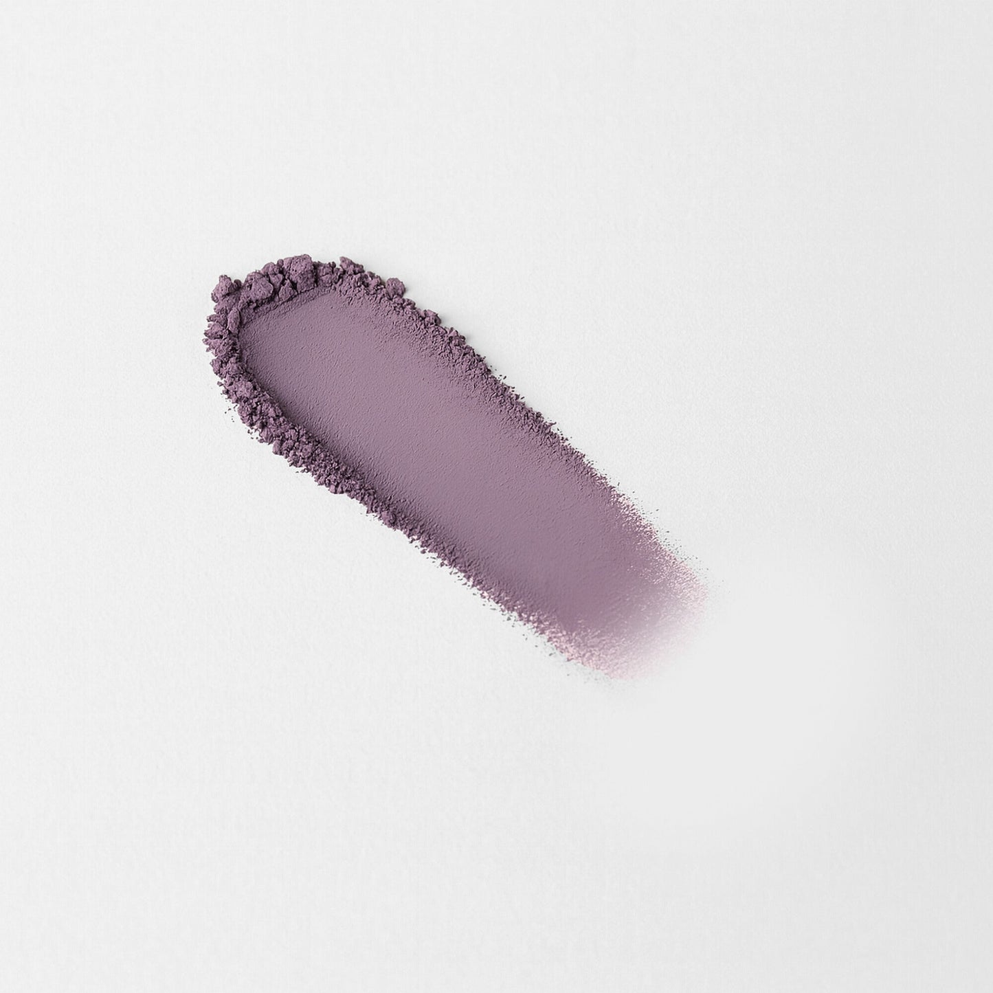 Matte pressed eyeshadow swatch, lilac purple on skin