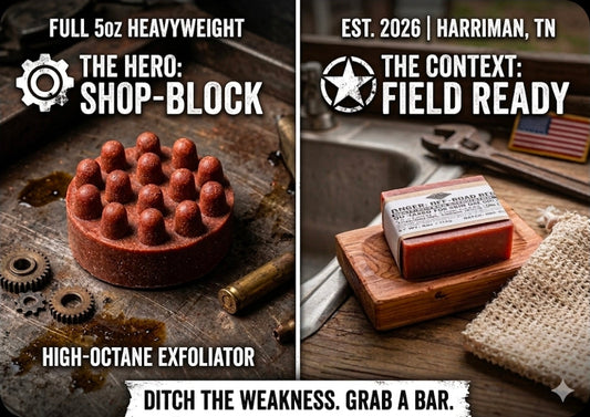 Off-Road Red: High-Octane Exfoliator (Shop Grade)