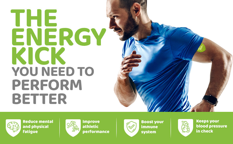 Boost Energy Patches: Caffeine, Guarana Green Tea Transdermal Energy - 28 Pack - Renee Lane Company