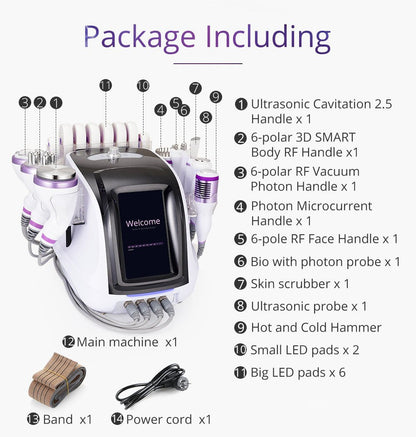 Shape Tactics 40K Cavitation RF Sculpting System