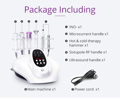 Shape Tactics 5-in-1 Ultrasonic RF Bio Hot Cold Facial System