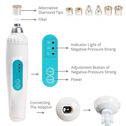 Shape Tactics Portable Diamond Microdermabrasion Facial Device
