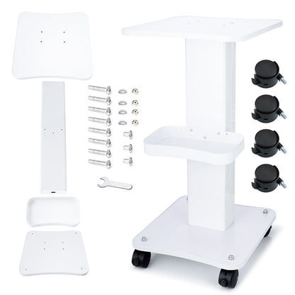 Shape Tactics Rolling Trolley Cart: Storage Equipment and Machine Organizer Stand