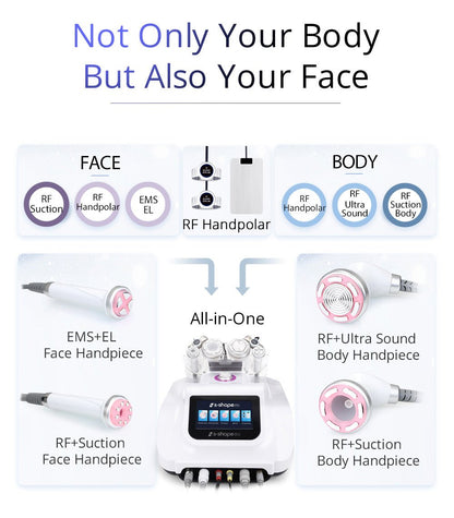 Shape Tactics S-Shape Pro 30K Cavitation RF Contouring System