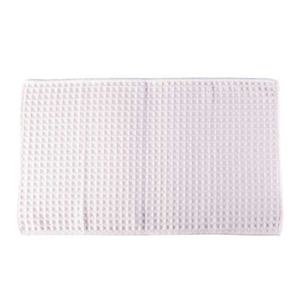 Shave towel sheet, light pink waffle-knit textured fabric