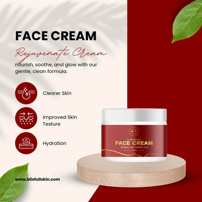 Turmeric Face Cream for Hydrated Skin
