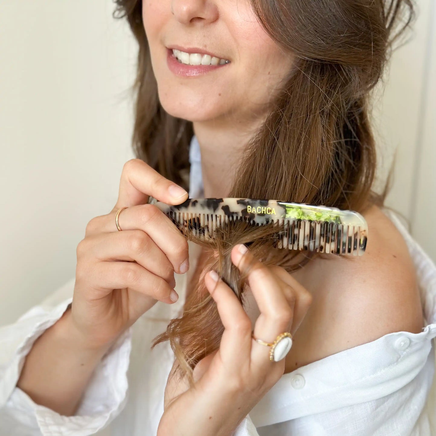 Tortoiseshell Gentle Detangling Hair Comb