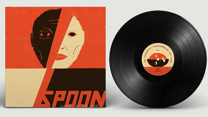 Vinyl record set with split-face sleeve and black vinyl disc