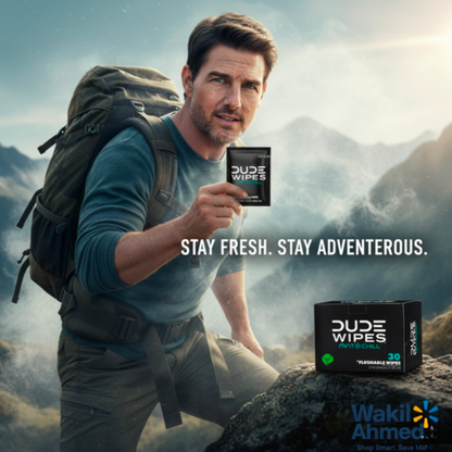 DUDE Wipes XL Flushable Wipes – Fragrance Free, Hypoallergenic Adult Wipes (400 CT / 480 CT)