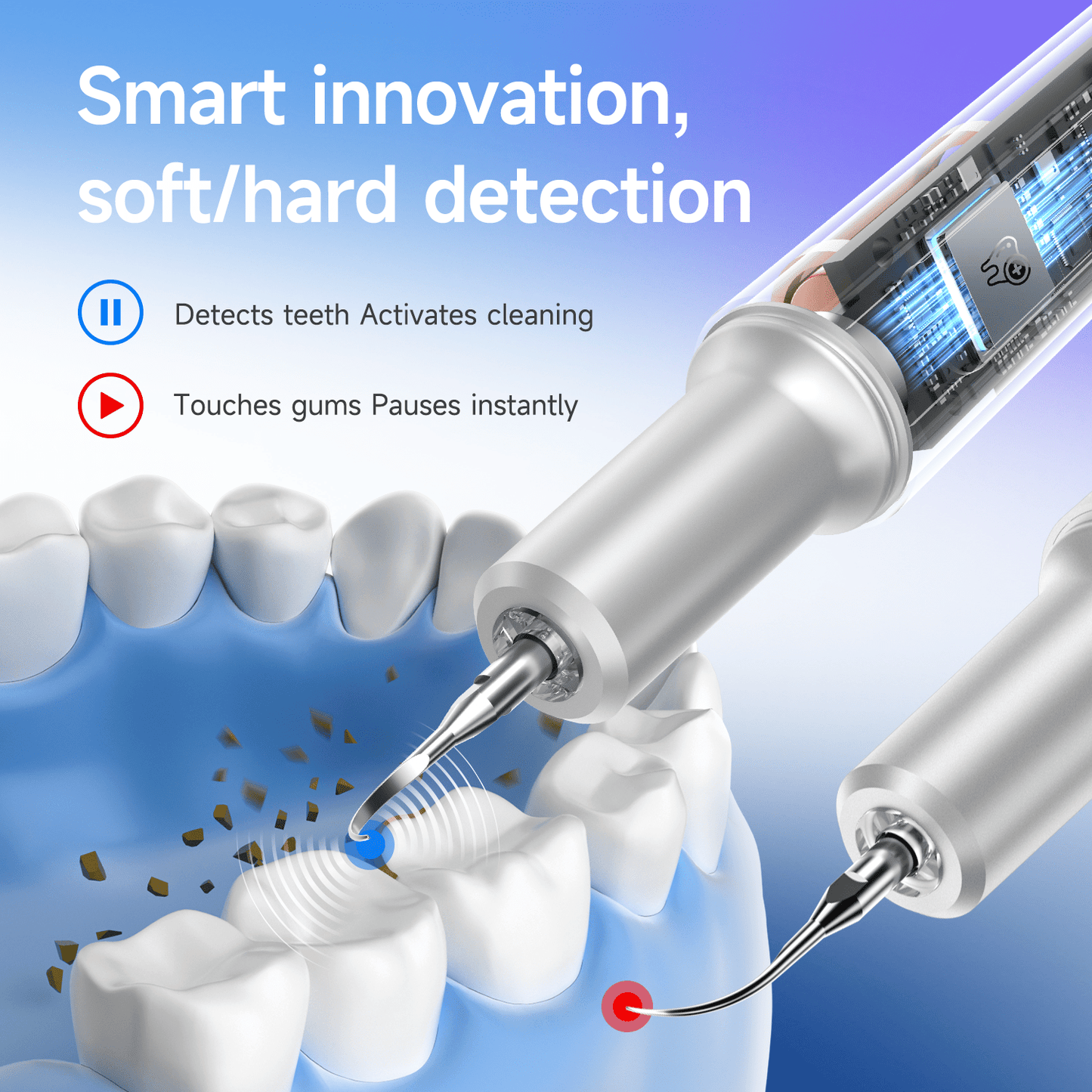 T11 Ultrasonic Teeth Cleaner for Plaque & Tartar Removal