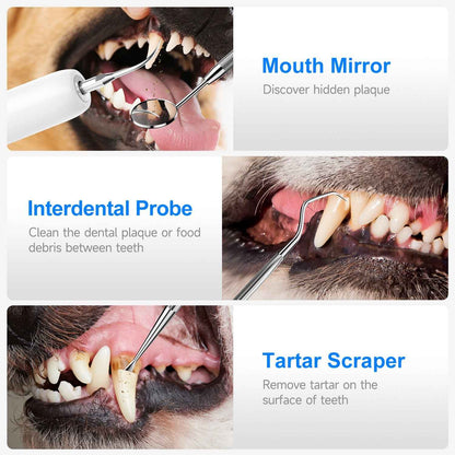 T5 Pet Ultrasonic Tooth Cleaner | Safe Dental Care for Dogs & Cats