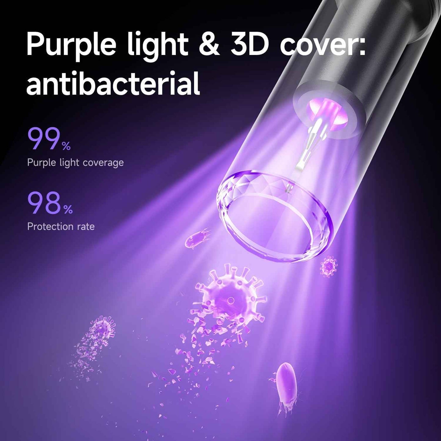 T8 Ultrasonic Tooth Cleaner - Professional Dental Plaque Remover for a Healthier Smile