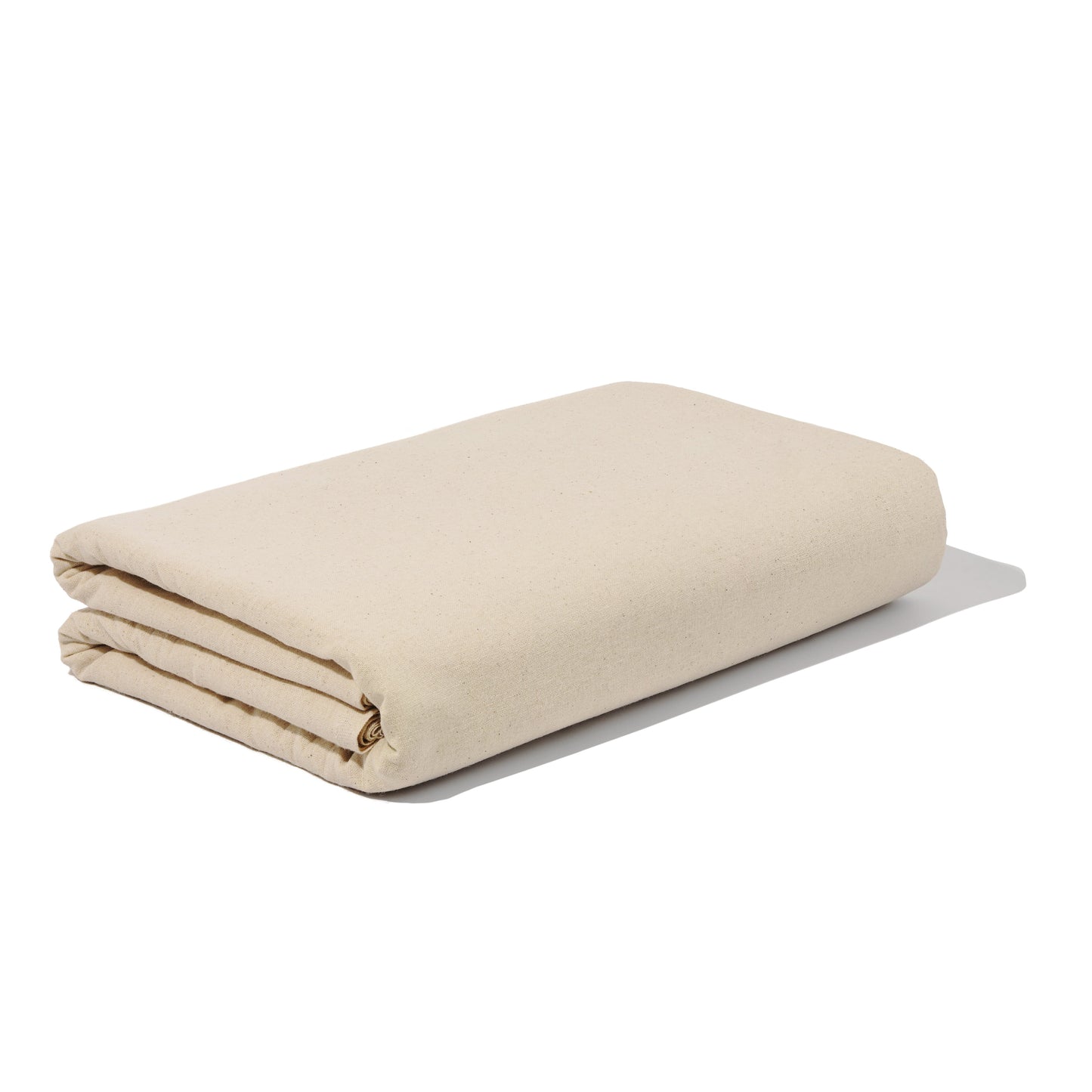 Muslin fabric, folded, light beige solid cloth