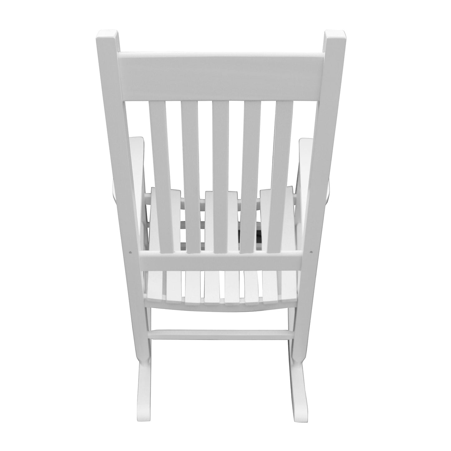 wooden porch rocker chair WHITE - Renee Lane Company
