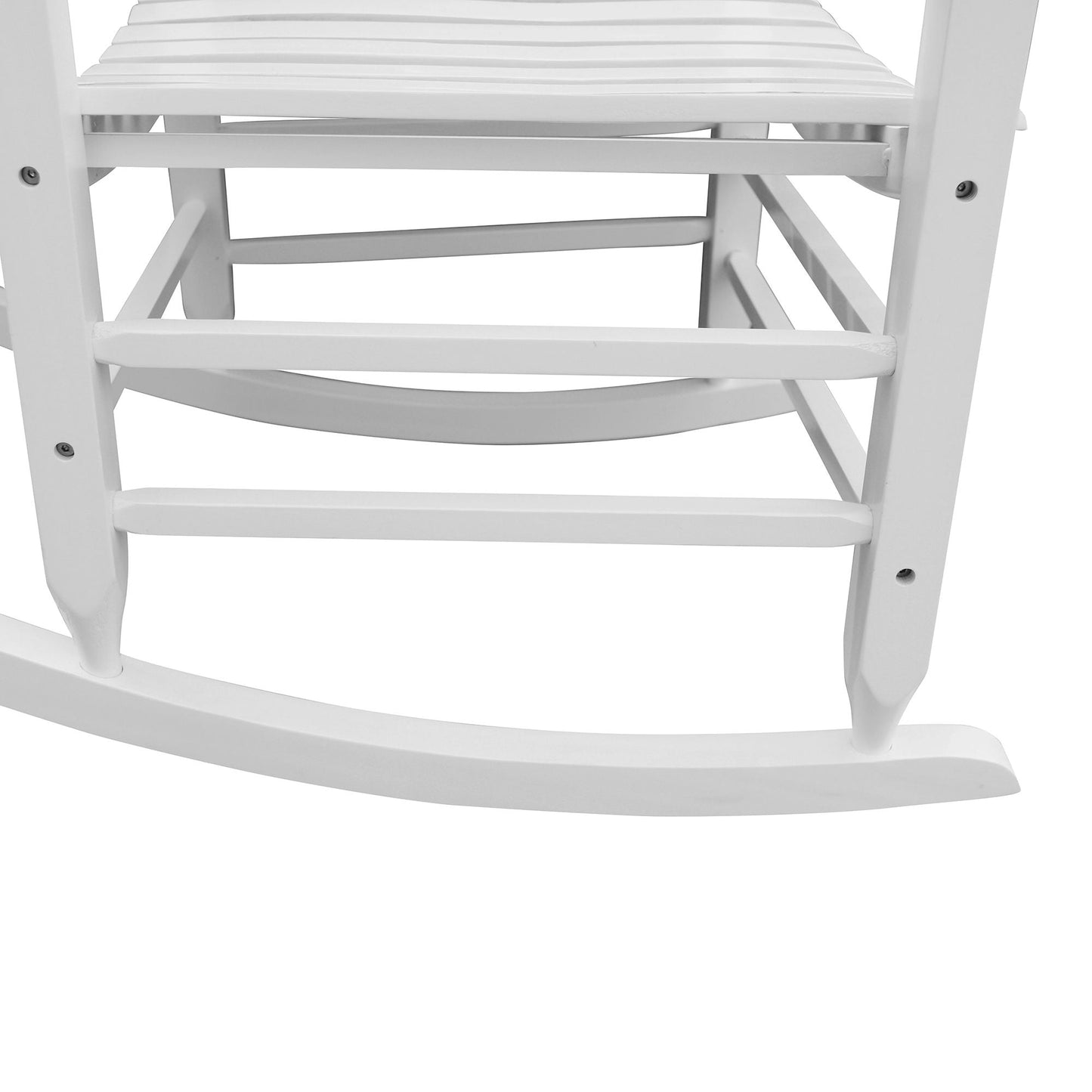 wooden porch rocker chair WHITE - Renee Lane Company