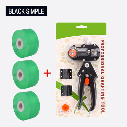 Grafting pruning shear tool blister pack with three green tape rolls included